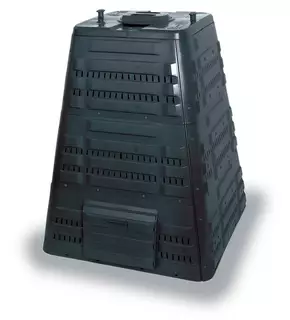 Kompostér do záhrady - 1-komorový kompostér Ekobat 720 l, čierny